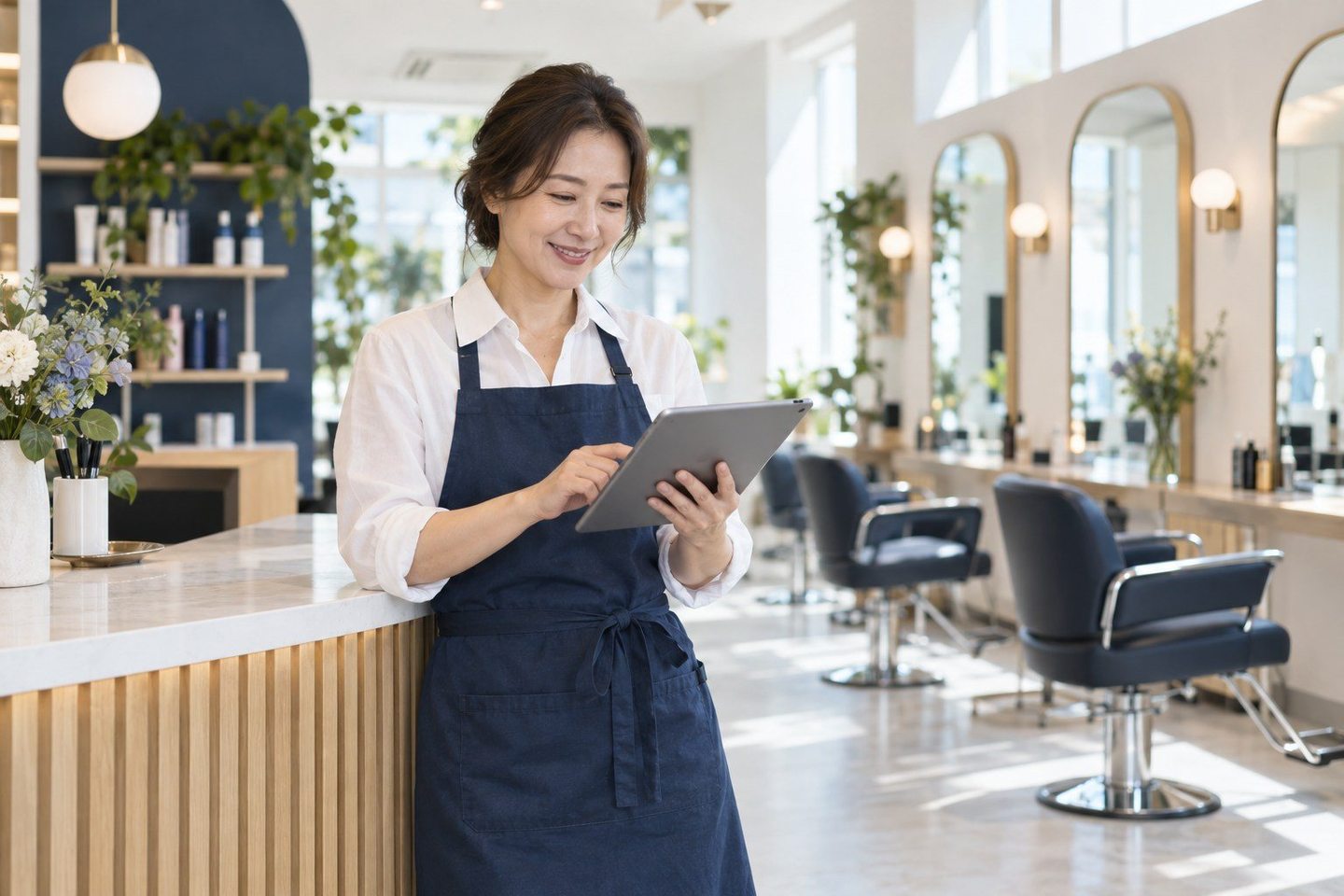 매장 계산대에서 노트북을 사용하는 운영자 — 라이더 정산이 먼저 나가는 지사, 통장은 이렇게 비어 갑니다